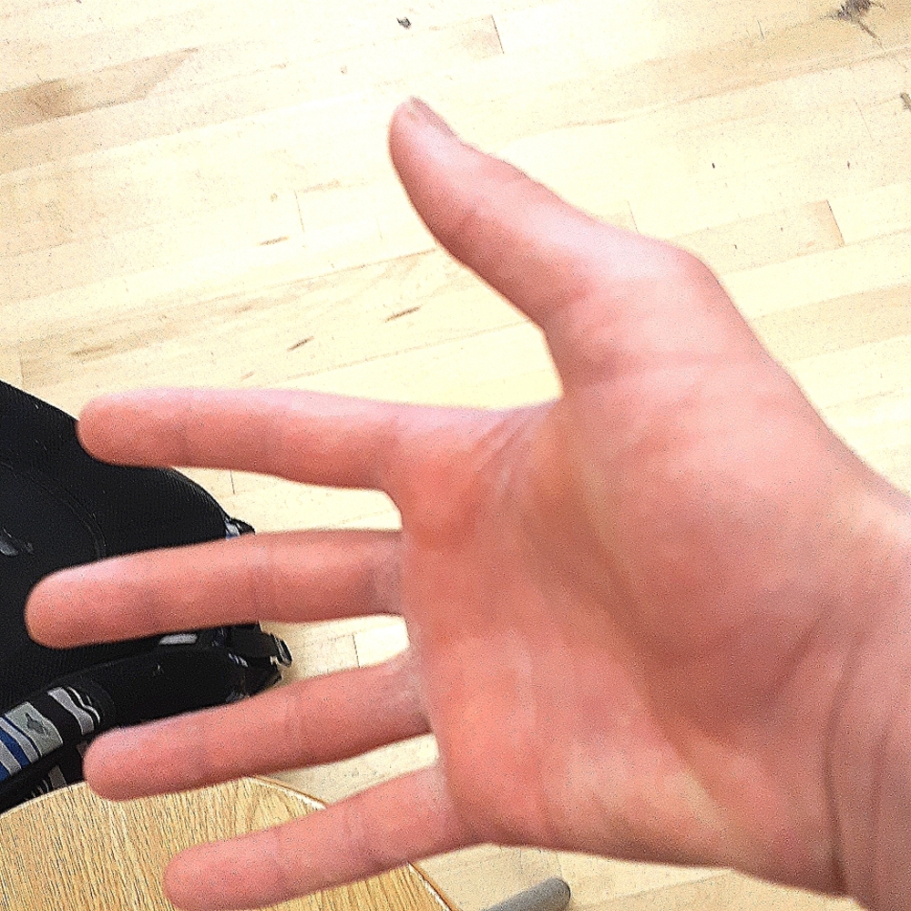 My hand